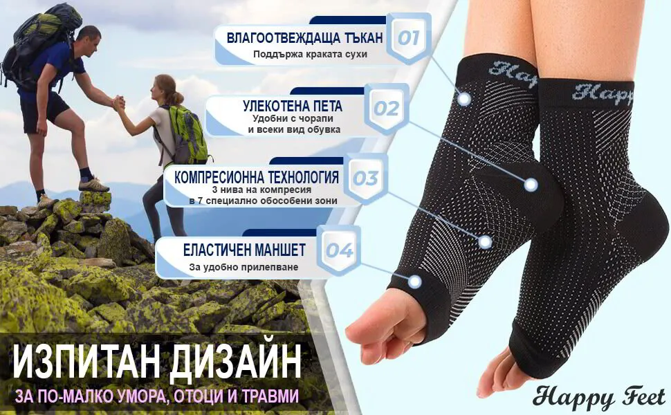 Наглезенки "Happy Feet" - Край на болката в ходилата