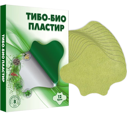Тибетски билкови пластири "Гръбначен Стълб" 1 пакет (12бр.)